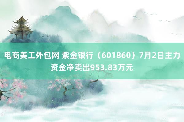 电商美工外包网 紫金银行（601860）7月2日主力资金净卖出953.83万元